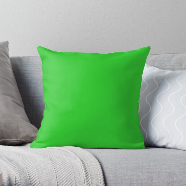 Lime Green Throw Pillow