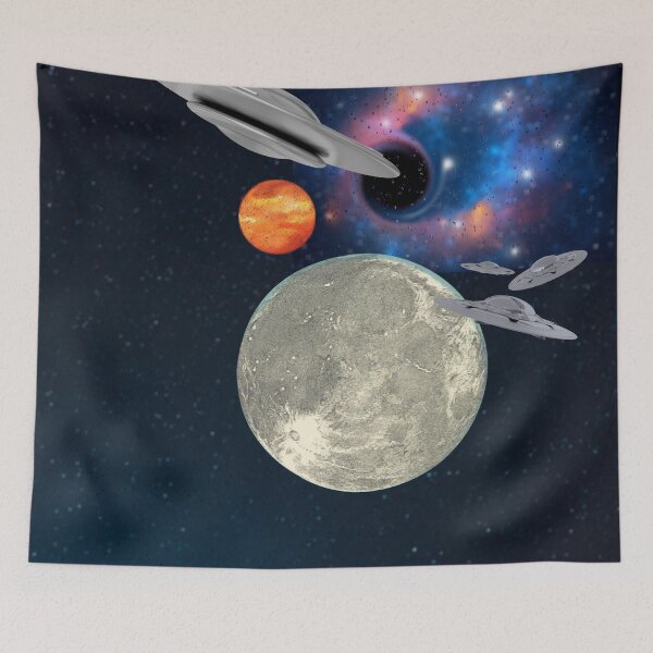 Item preview, Alien Ship Invasion designed and sold by OneTimeEngineer.
