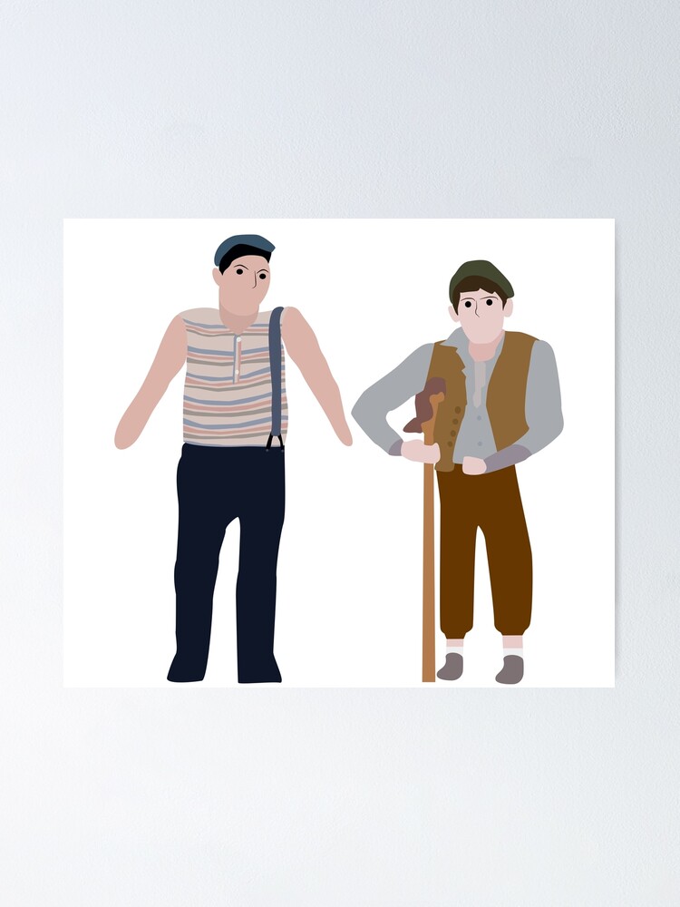 Crutchie And Jack Kelly Newsies Musical Poster By Musicalcu Redbubble