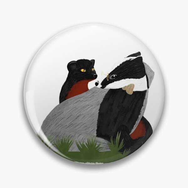 Item preview, Weasel and Badger designed and sold by acsalva.