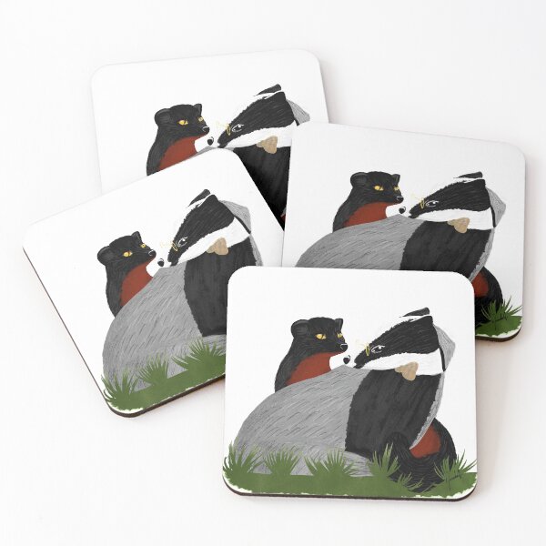 Item preview, Weasel and Badger designed and sold by acsalva.