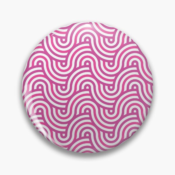 Item preview, Horizontal Waves Pattern – Fuchsia designed and sold by RoguePatterns.