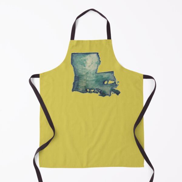 Louisiana Watercolor Apron