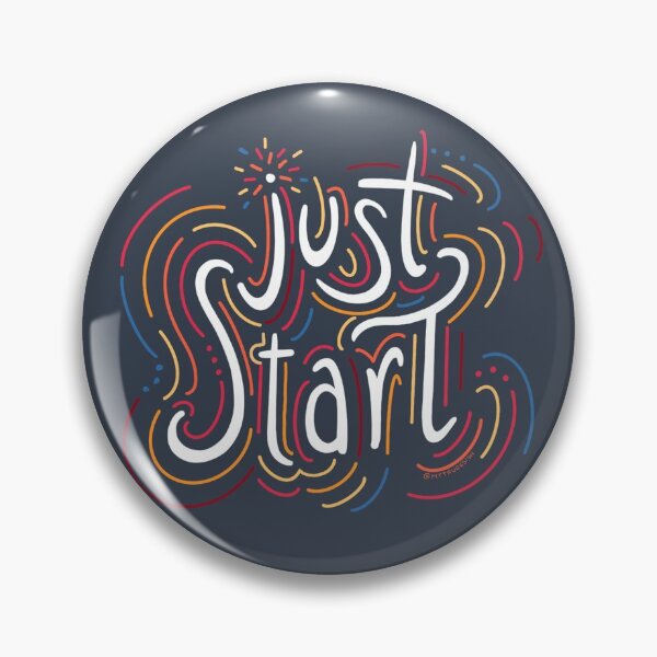 Item preview, Just Start Quote designed and sold by Mytrudesign by Liz.