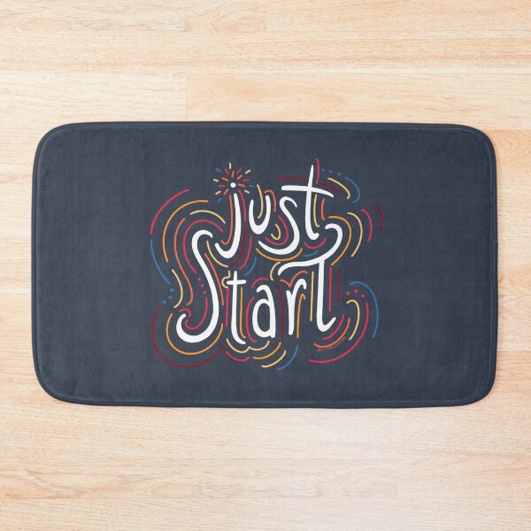 Item preview, Just Start Quote designed and sold by Mytrudesign by Liz.
