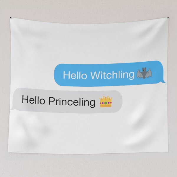 Item preview, Hello Princeling Hello Witchling designed and sold by QuinnRamsay.