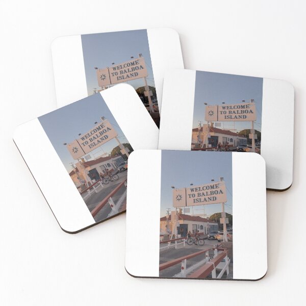 Item preview, Newport Beach welcome to Balboa Island sign designed and sold by erikasweeney.
