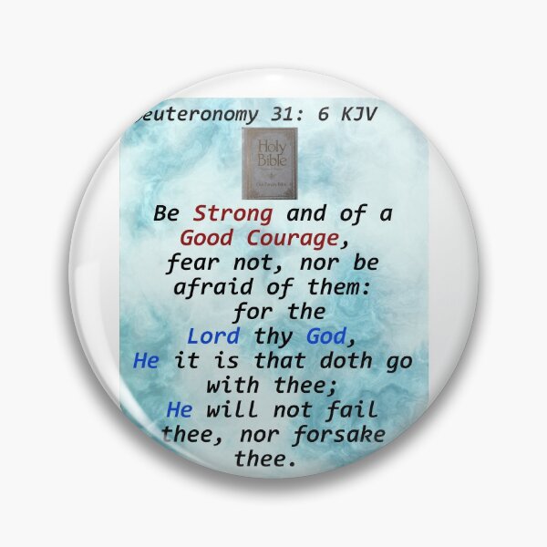 Item preview, Deuteronomy 31: 6 designed and sold by ErinTr.