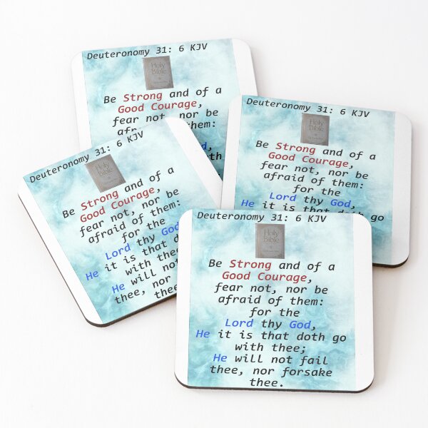 Item preview, Deuteronomy 31: 6 designed and sold by ErinTr.