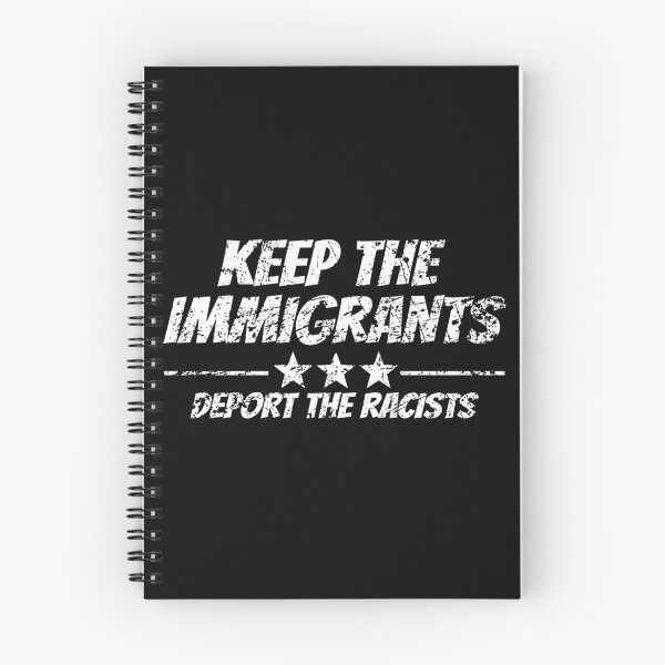 Item preview, Keep the immigrant deport the racists designed and sold by T-DESIGNEDZ.