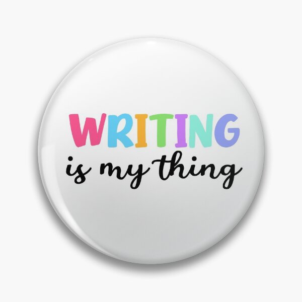 Item preview, Writing is My Thing Sticker designed and sold by Amywear.