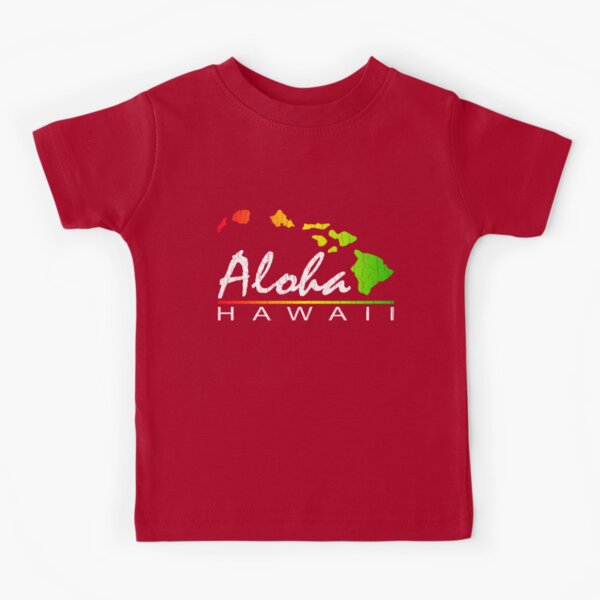 ALOHA - Hawaiian Islands (vintage distressed design) | Kids T-Shirt