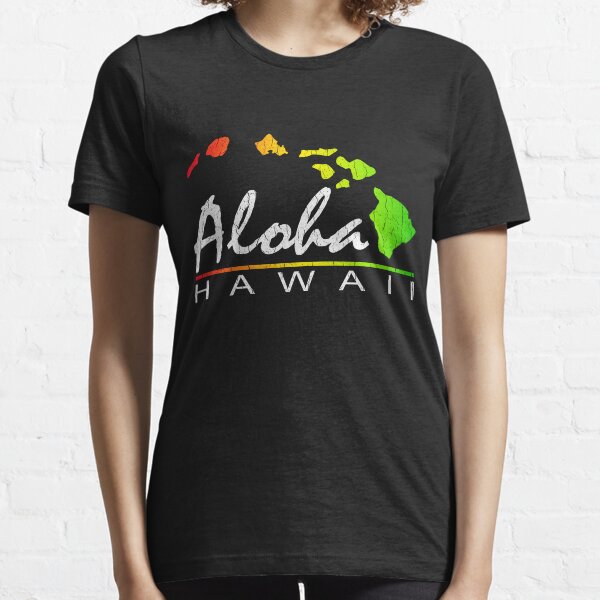 Item preview, ALOHA - Hawaiian Islands (vintage distressed design) designed and sold by ROBOTFACE .