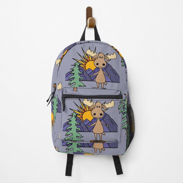 Item preview, Funny Moose Wearing Hiking Boots Nature designed and sold by Nature's Fancy.