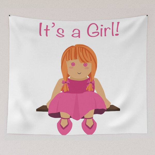 Item preview, It's a girl!- version 2 designed and sold by NydiaSRobles.