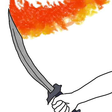 Artwork thumbnail, Fire Sword by Kai Alexander