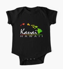 Kauai Hawaiian Islands (vintage distressed design) One Piece - Short Sleeve