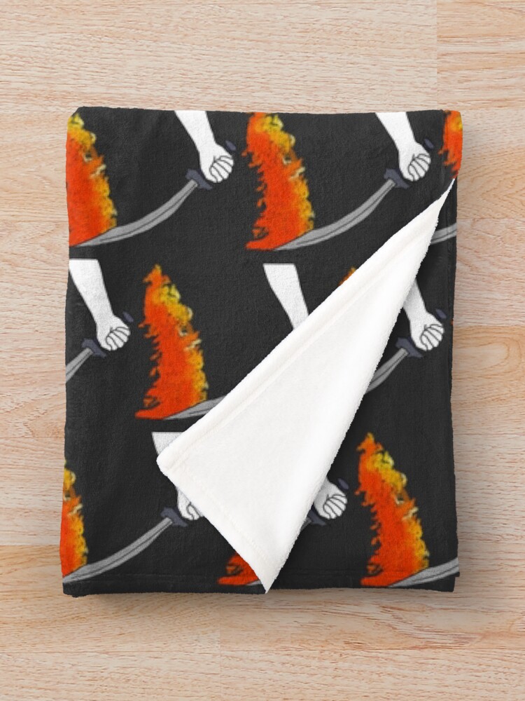 Thumbnail 3 of 6, Throw Blanket, Fire Sword designed and sold by Rach-24601.