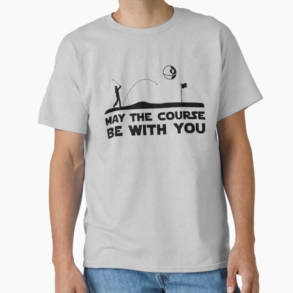 Item preview, MAY THE COURSE BE WITH YOU | GOLFER | GOLF LOVER MOVIE GIFT designed and sold by pierrelaidesign.