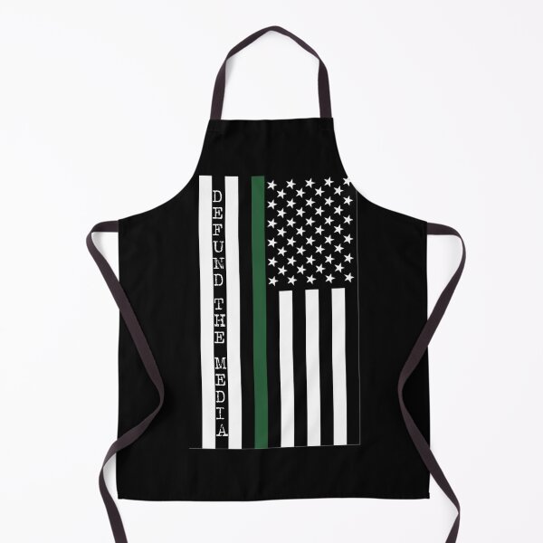 Item preview, DEFUND THE MEDIA | AMERICAN FLAG | GREEN LINE designed and sold by chris-ellis-art.