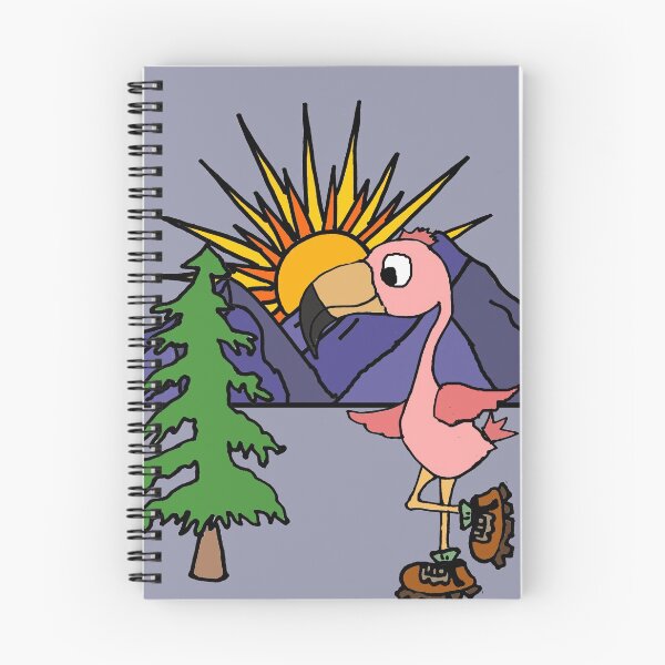 Item preview, Funny Pink Flamingo Wearing Hiking Boots Nature designed and sold by Nature's Fancy.