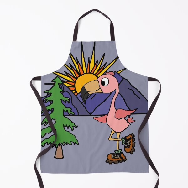 Item preview, Funny Pink Flamingo Wearing Hiking Boots Nature designed and sold by Nature's Fancy.
