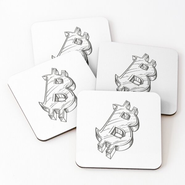 Item preview, Bitcoin Illustration designed and sold by MisterGooseShop.