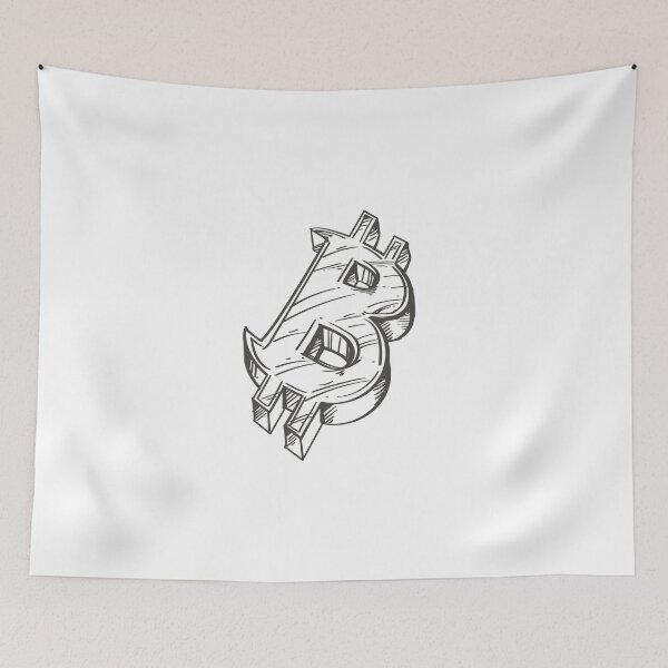 Item preview, Bitcoin Illustration designed and sold by MisterGooseShop.