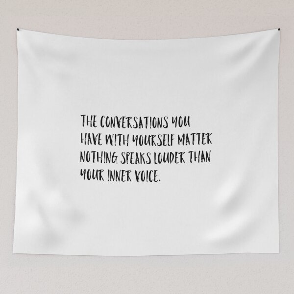 Item preview, The conversations you have with yourself matter designed and sold by Junsu Lim.