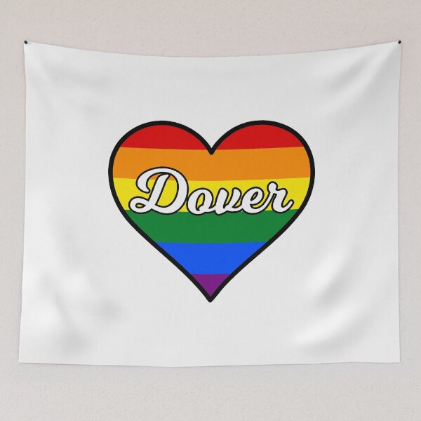 Item preview, Dover New Hampshire Gay Pride Heart designed and sold by fearcity.