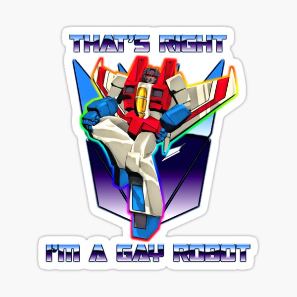 Item preview, Gay Robot Starscream designed and sold by MercySewerPyro.