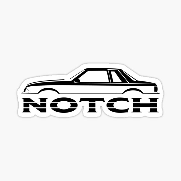 87-93 Mustang Coupe Sticker