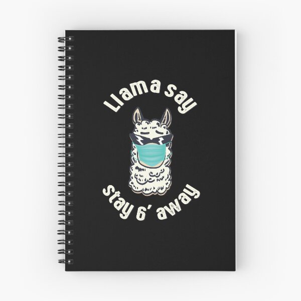 Item preview, Llama say stay 6 Feet Away designed and sold by KoolMoDee.