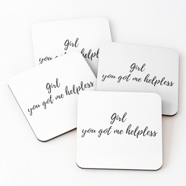 Item preview, Girl you got me helpless Hamilton Quote designed and sold by MonMonTales.