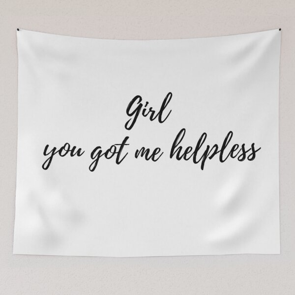 Item preview, Girl you got me helpless Hamilton Quote designed and sold by MonMonTales.