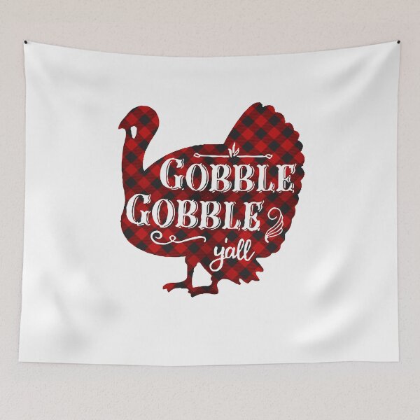 Artikelvorschau, Gobble Gobble Y'all Thanksgiving entworfen und verkauft von Hodbi.