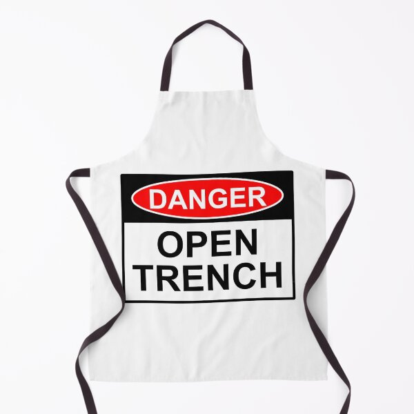 Item preview, Danger Open Trench Sign Design  designed and sold by SumoShark.
