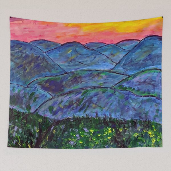 Artikelvorschau, Blue Ridge Mountains entworfen und verkauft von amyredfordart.