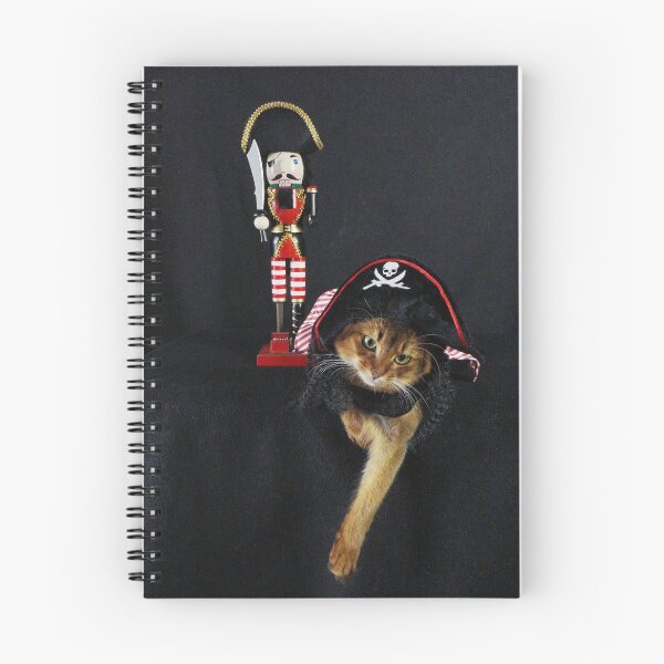 Item preview, Pirate Cat Costume with Somali Cat designed and sold by Summer's Fabulous Cat Merch.