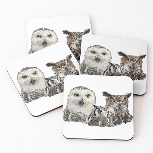 Item preview, Scops owl and owls designed and sold by obscurite.