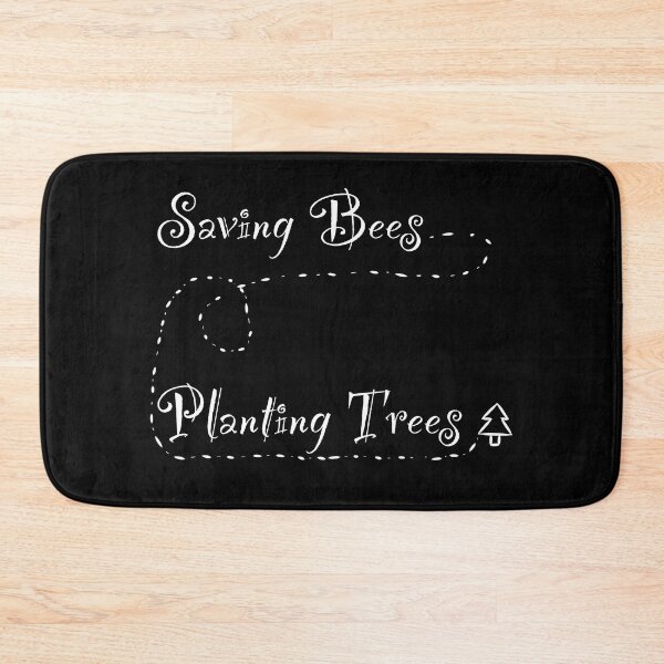 Item preview, Saving Bees and Planting Trees designed and sold by HomeHedgeCharm.