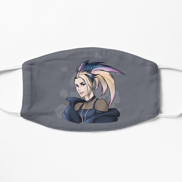 KDA Akali (el más malo) Mascarilla plana