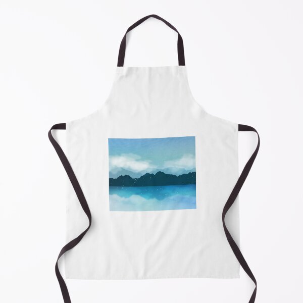 Item preview, blue mountain clouds skyline designed and sold by KarenCashel.