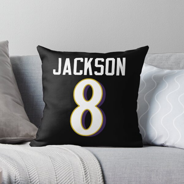 Lamar Jackson Throw Pillow