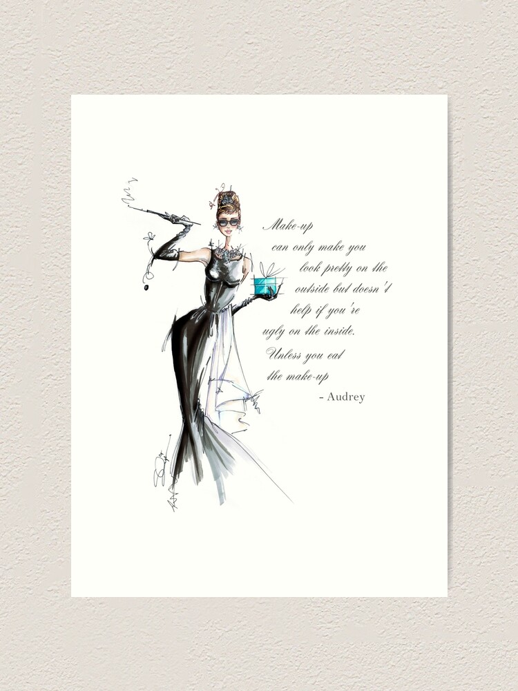 Audrey fashion illustration - Breakfast at Tiffany's
