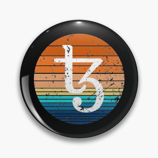 Item preview, Tezos Cryptocurrency DeFi XTZ Crypto Vintage Sunset designed and sold by BtcSweatshirts.