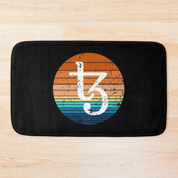 Item preview, Tezos Cryptocurrency DeFi XTZ Crypto Vintage Sunset designed and sold by BtcSweatshirts.
