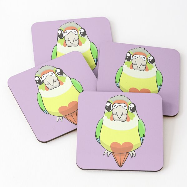 Item preview, Baby Pineapple Green Cheek Conure designed and sold by RaisedCrests.