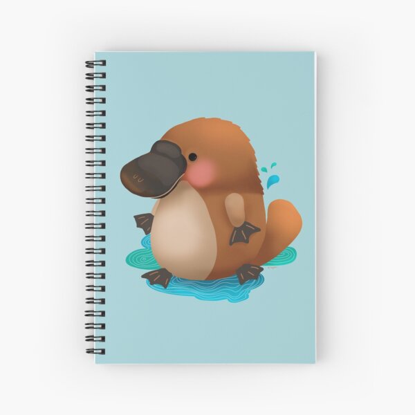 Platypus Puggle Spiral Notebook