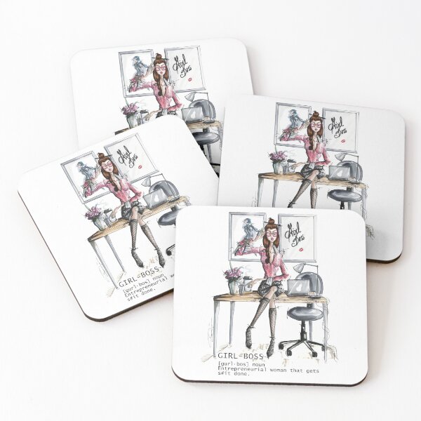 Item preview, Girl Boss Fashion Illustration - Get s#it done! designed and sold by SDupre.